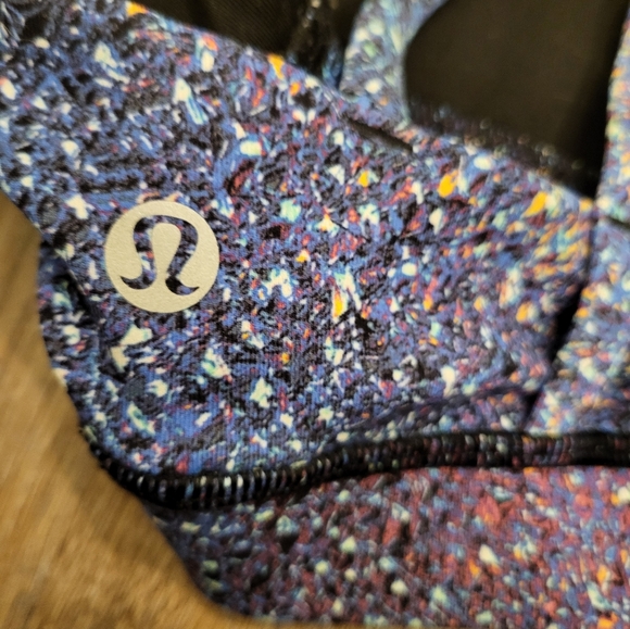 Lululemon Energy Bra Strive Multi Black Size 10 - Picture 7 of 9